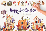 Happy Halloween, an Illustration by Watercolor by Tonia Tkach (Thumbnail 1 of 5)