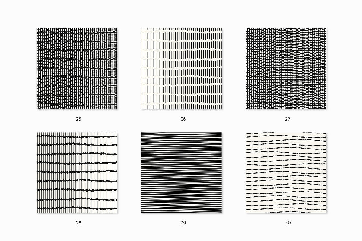 Curvy Seamless Pattern Collection, a Pattern Graphic by Curly_Pat (Photo 6 of 10)
