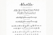 Bluelle | a Whimsical Wedding Script, a Script Font by Pink Coffie (Thumbnail 12 of 12)