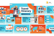 Travel itinerary Google Slides, a Presentation Template by Loin Studio (Thumbnail 1 of 4)