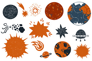 Simply Cosmos - Clip Art Set