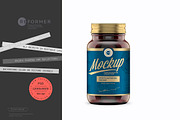 Bottle Capsules Mockup, a Packaging Mockup by Reformer Mockup (Thumbnail 1 of 6)