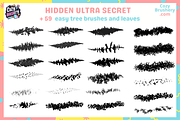 Procreate Tree Stamps, a Brush Add-On by Cozy Brushery (Thumbnail 4 of 7)