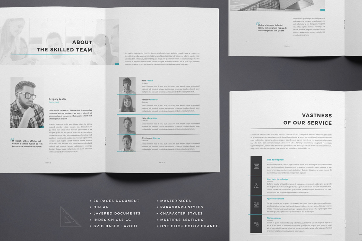 Proposal, a Brochure Template by ThemeDevisers (Photo 3 of 6)
