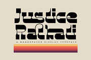 Justice Ratkati - Bold Font, a Slab Serif Font by 177Studio (Thumbnail 1 of 8)