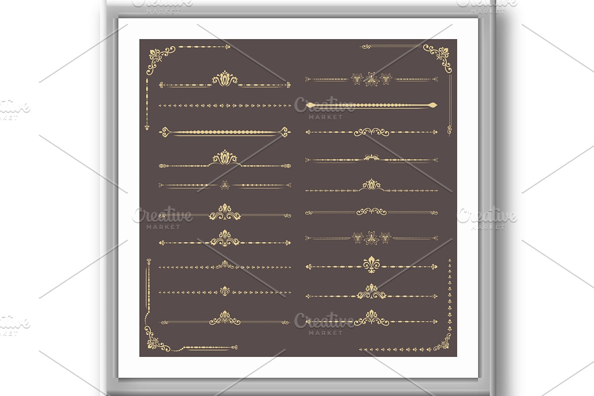 Set of Horizontal Patterns, a Decorative Illustration by FineArtStudio (Photo 2 of 3)