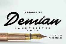 Demian - Handwritten Bold Typeface