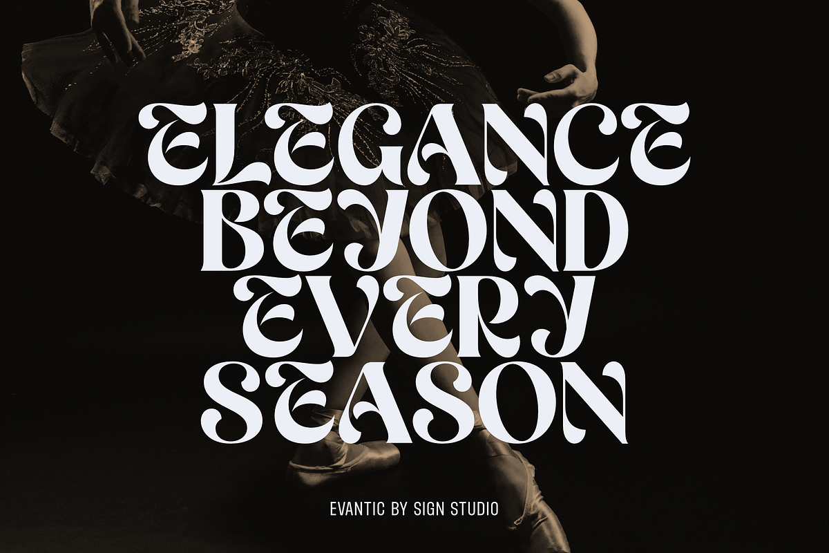 Evantic - Classic Bold Typeface, a Serif Font by Sign Studio (Photo 3 of 14)