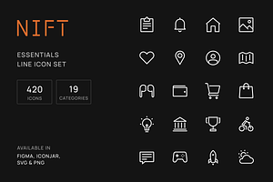 Nift Essential Line Icons