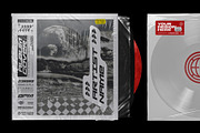 Retro Vinyl Record Mockup, a Product Mockup by FLYERWRK (Thumbnail 10 of 15)
