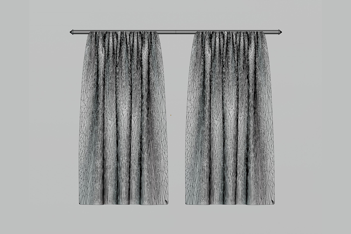 Curtain 3d model, an Object 3D Model by fahad121 (Photo 4 of 5)