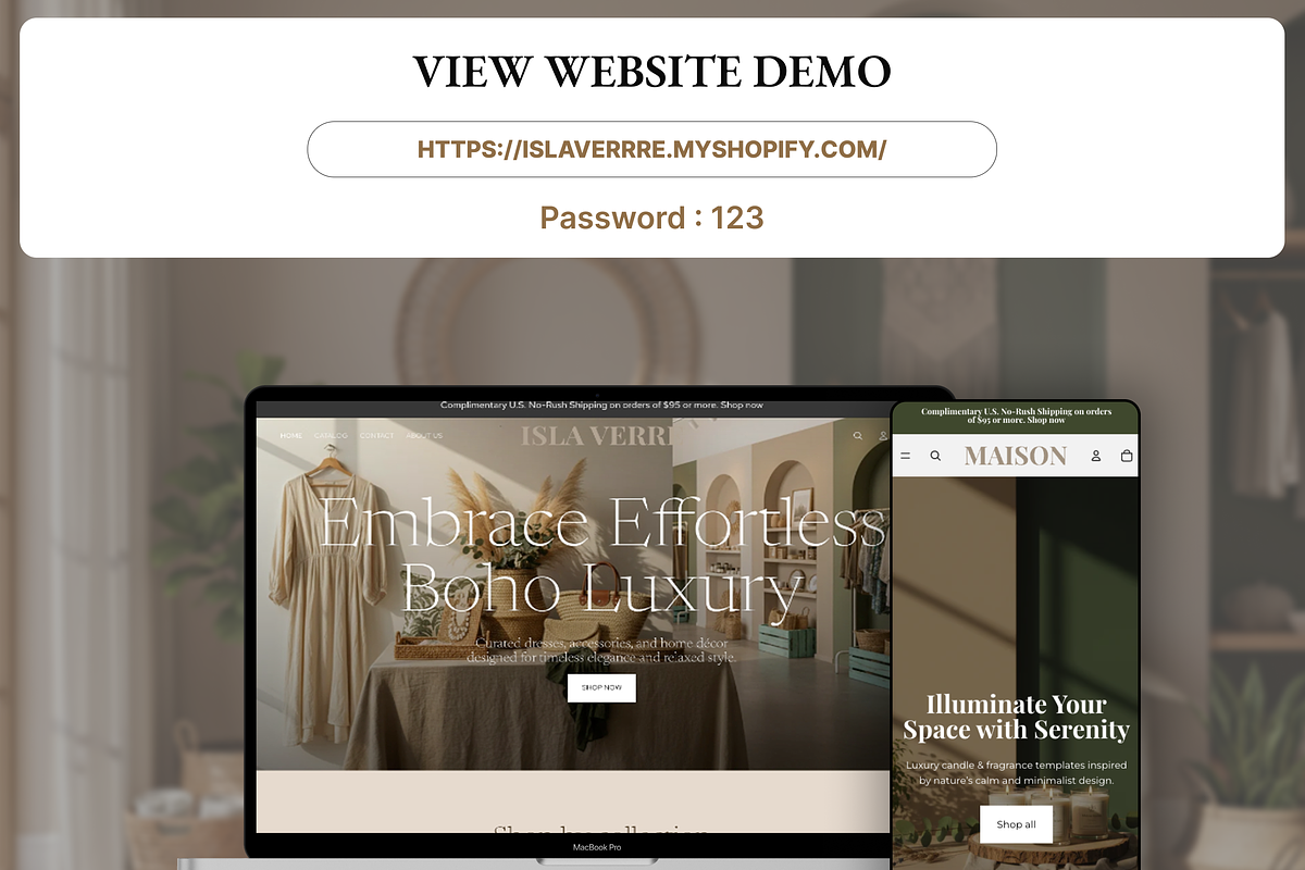 Islaverrre Boho Luxury Fashion Temp preview 2