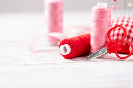 Handmade and sewing background, a Beauty & Fashion Photo by LanaSweet