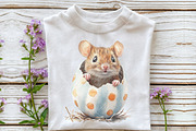 Watercolor Easter Clipart Bundle, an Illustration by OK Design (Thumbnail 5 of 6)