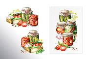 Homemade. Organic, a Food Illustration by Daria Ustiugova (Thumbnail 5 of 12)