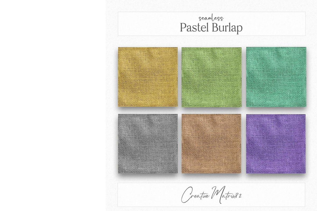 Pastel Burlap Seamless Rustic Textur, a Texture Graphic by Creative Matrix82 (Photo 4 of 6)