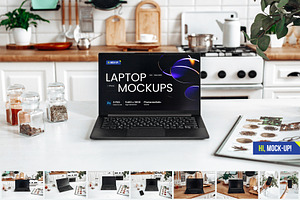 Device PSD Mockups | LAPTOP + IPHONE