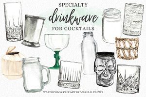 Specialty Cocktail Drinkware Glasses