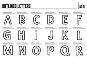 90 Hand Drawn Letters for Procreate, a Brush Add-On by Quiver Supply Co. (Thumbnail 10 of 11)
