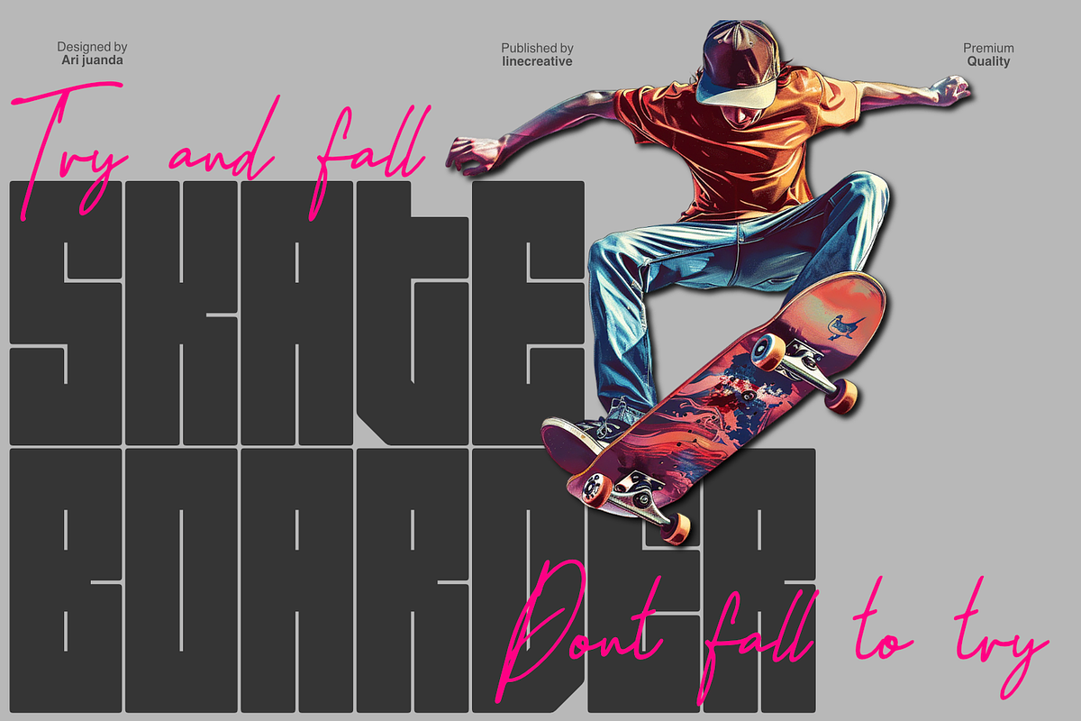 Bogiestone, a Sans Serif Font by Linecreative (Photo 5 of 5)