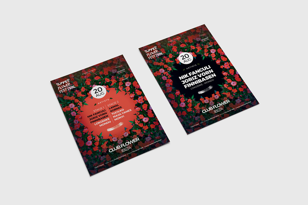 Summer Flower Festival Flyer, a Flyer Template by Bundo Themes (Photo 4 of 7)