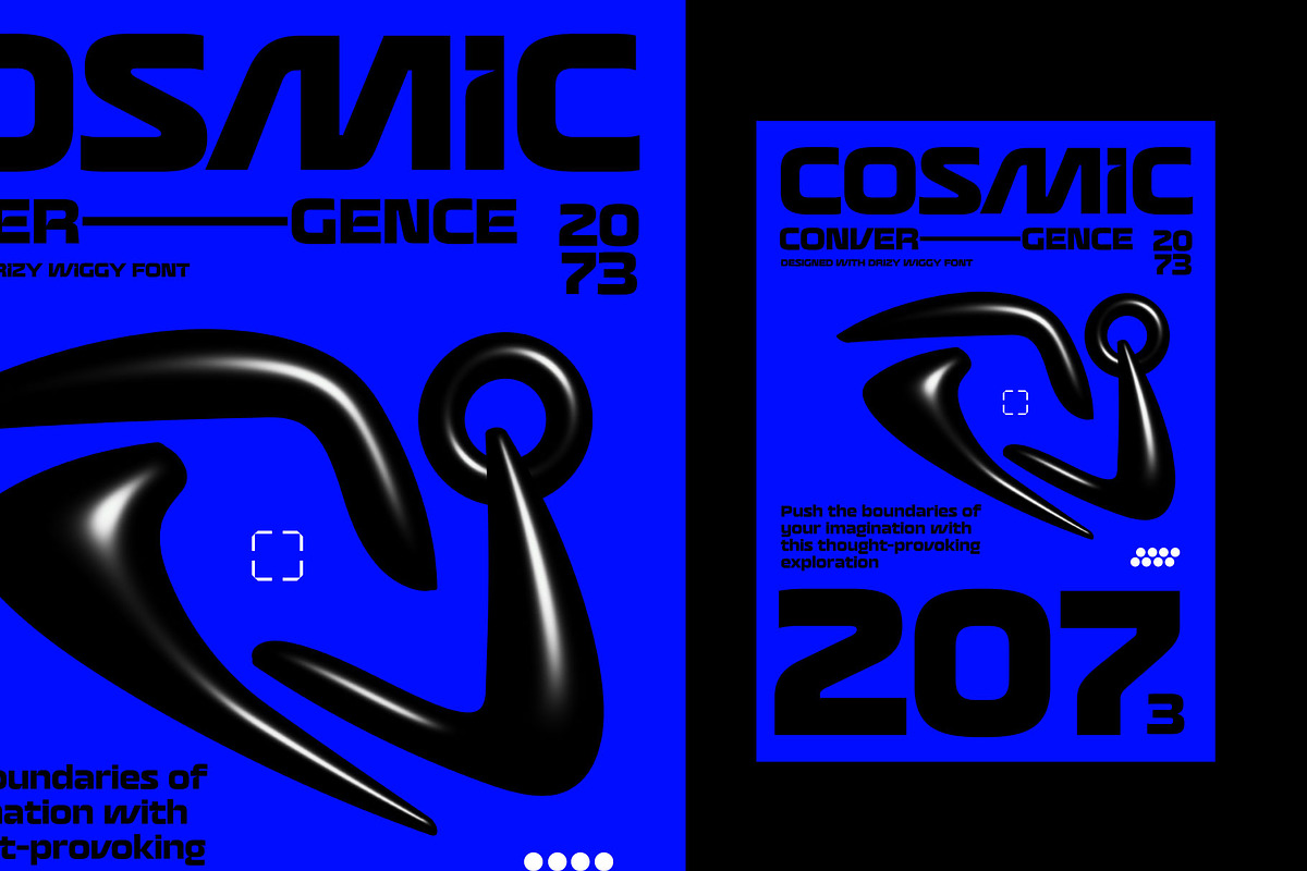 Drizy Wiggy - Techno Sans Serif font, a Sans Serif Font by Drizy (Photo 7 of 9)