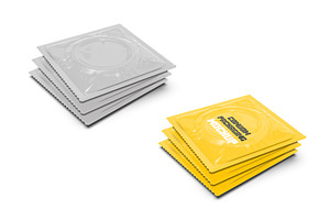 Condoms Packaging Mockup