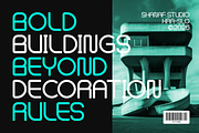 Vexorium Modern Experimental Font, a Font by PutraCetol Studio (Thumbnail 4 of 5)