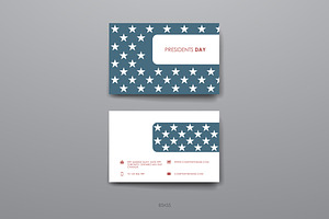 Presidents Day Business Cards