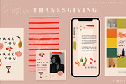 Festive Thanksgiving Social Media, a Social Media Template by Pixejoo (Thumbnail 1 of 9)
