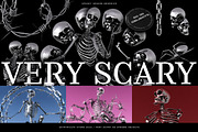 Very Scary - 3D Chrome Objects, a Graphic by saintricchi (Thumbnail 1 of 8)