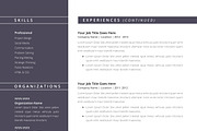 Word Resume / CV, a Resume Template by SlideCo (Thumbnail 4 of 5)