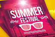 Summer Festival Flyer Template, a Flyer Template by Briell Design (Thumbnail 2 of 3)