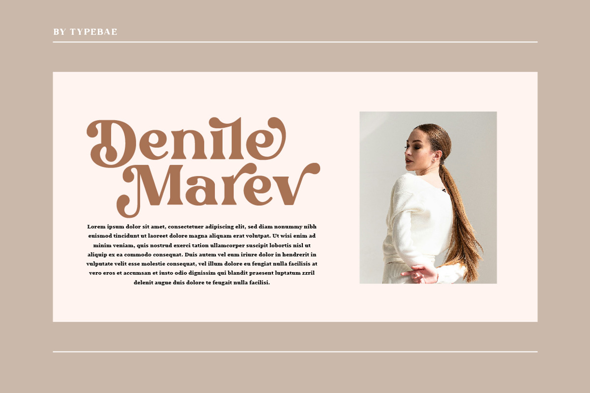 Drigha - Stylish Serif Font, a Serif Font by Typebae (Photo 2 of 11)