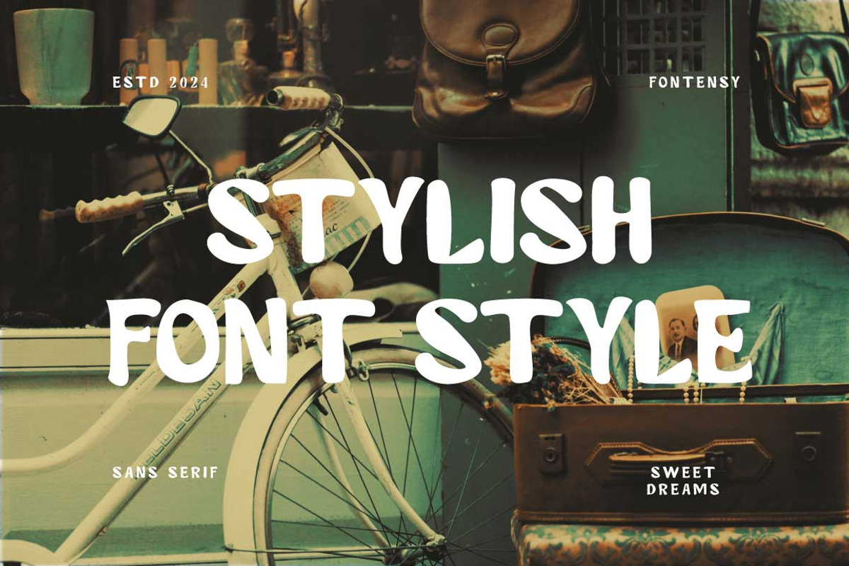 Sweet Dreams Sans Serif Font, a Sans Serif Font by Cut Story (Photo 3 of 14)