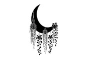 Hanging Moon with Plants Bundle, an Illustration by Designs_River (Thumbnail 15 of 31)