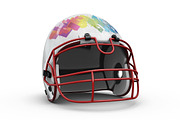 Football Helmet Mock-up, a Mask Mockup by PixelMockup (Thumbnail 9 of 9)