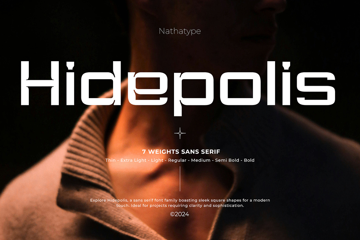 Hidepolis, a Sans Serif Font by Nathatype (Photo 1 of 10)