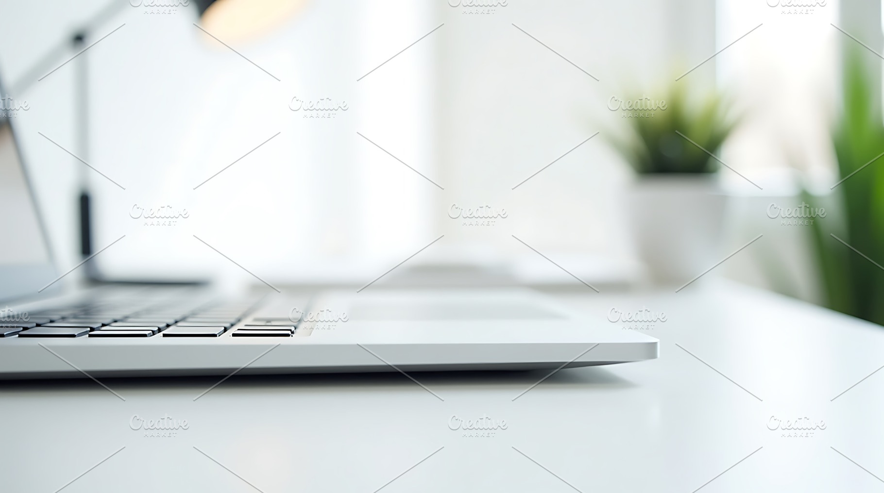 Minimalist workspace with laptop, a Technology Photo by Artonix