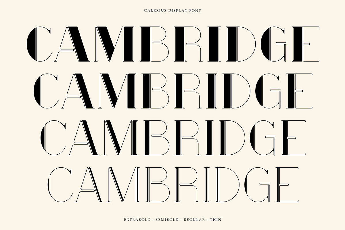 Galerius | Display Serif Font, a Serif Font by Kahade Studio (Photo 3 of 10)