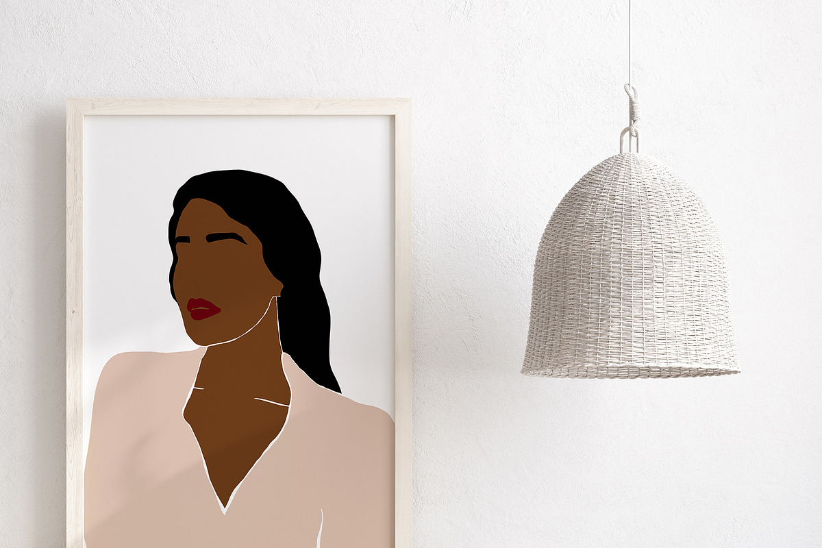 Portraits, Flowers, Abstract Shapes, a Person Illustration by Backyard Rose (Photo 15 of 16)