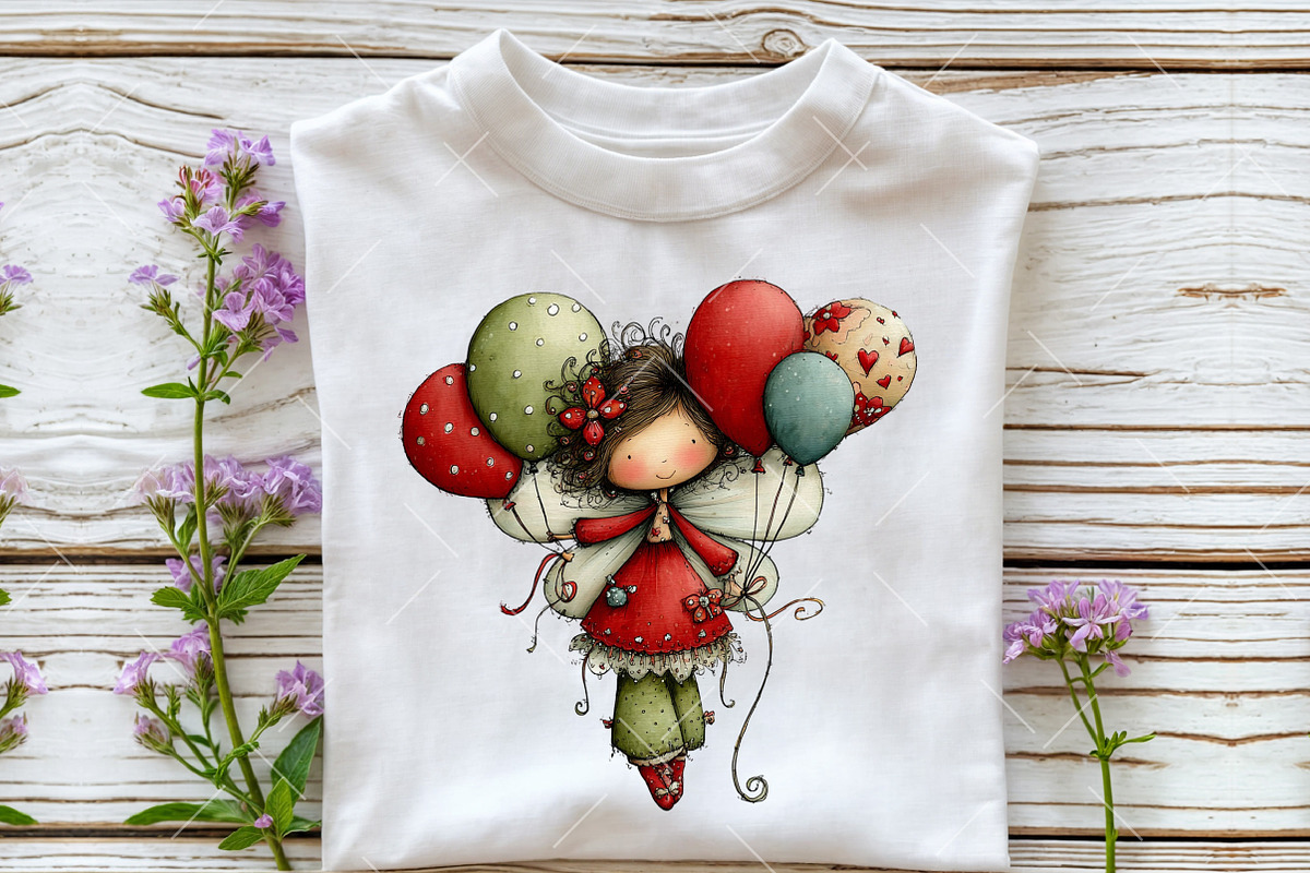 Whimsical Easter Fairy Clipart Bundl, a Technology Illustration by OK Design (Photo 5 of 6)