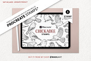 Chickadee Bird Vector Line Art Set, an Animal Illustration by MadliArt (Thumbnail 4 of 4)
