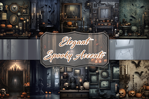 Elegant Spooky Accents Patterns