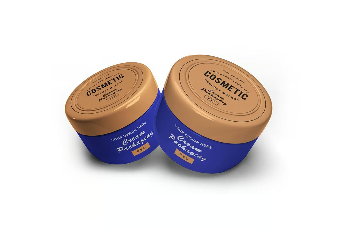 Cosmetic Cream Jar Mockup Template, a Packaging Mockup by DesignRushMarket (Photo 10 of 11)