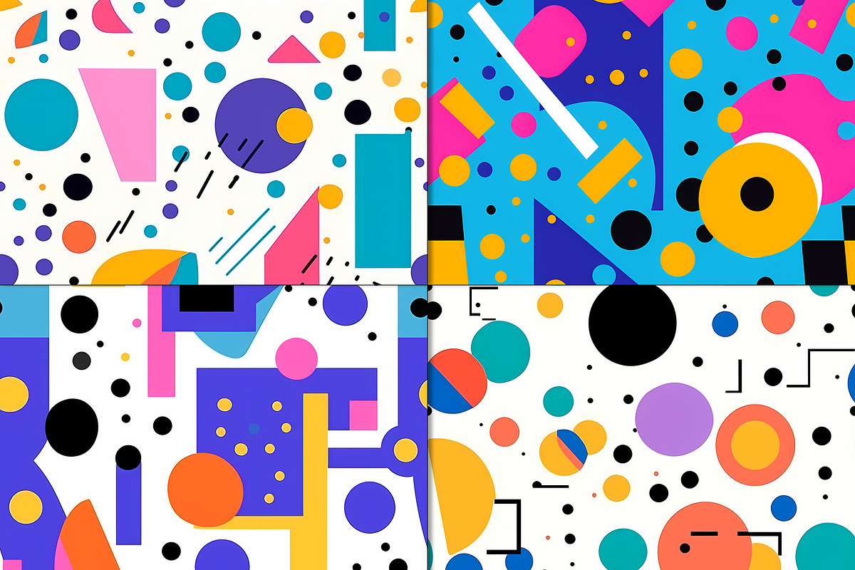 20 Seamless Soft Geometric Patterns, a Pattern Graphic by Nordic Design (Photo 9 of 9)
