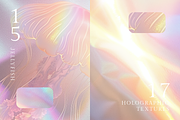 145 Holographic Backgrounds Bundle, a Texture Graphic by Trissa (Thumbnail 5 of 9)