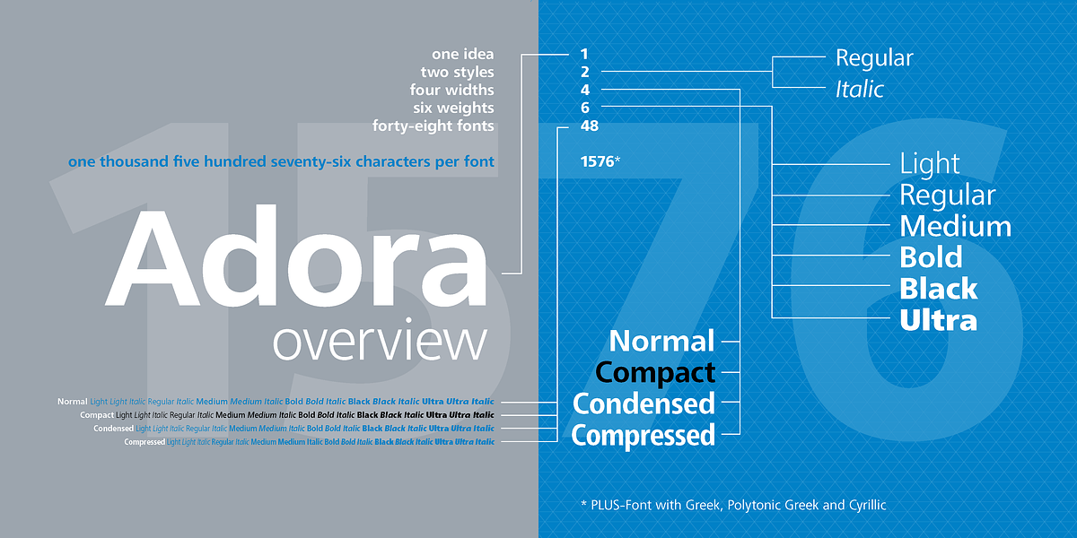 Adora PRO, a Sans Serif Font by preussTYPE (Photo 13 of 40)
