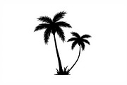 Tropical Palm Tree Silhouette Bundle, an Illustration by Amazin_art (Thumbnail 11 of 21)