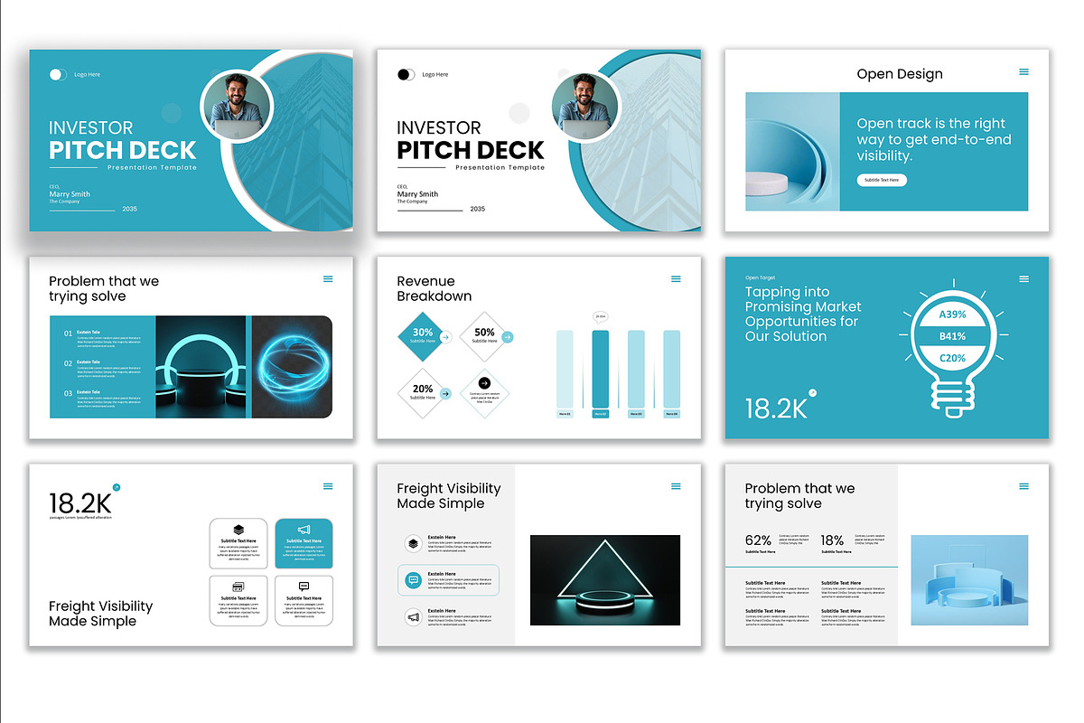 Investor Pitch Deck Presentation, a Templates & Theme by Pradaxa (Photo 7 of 7)